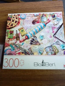Big Ben MB Hasbro Jigsaw Puzzle 300-PC Vintage Baker 24" X 18" Brand New Sealed - Picture 1 of 5