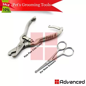 Puppy Dogs Cats Paw Claw Cutter Trimmer Safety Ear Nose Scissors Pets Groomer - Picture 1 of 3