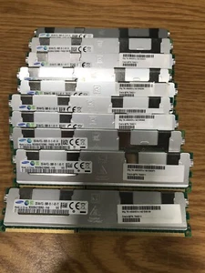 (x10) SAMSUNG (M393B4G70DM0-YH9) 32GB 4Rx4 PC3L - 10600R - 09 - 12 - AB1 - D4 - Imagen 1 de 8