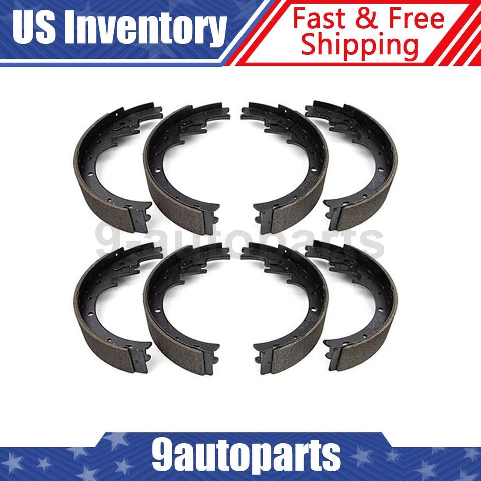 Zapatas de freno de tambor delanteras y traseras para Ford F-250 1957 1958 1959 1960 1961 - 1975 Foto 1 de 4