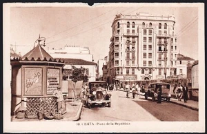 Ceuta - TP - Postal "N.º 10 - Ceuta - Plaza de la República" sin circular - Imagen 1 de 1