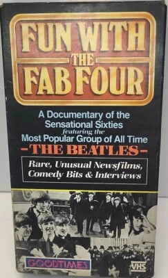 The Beatles Fun with the Fab Four VHS John George Paul Ringo Documentary 1986 - Image 1 of 4