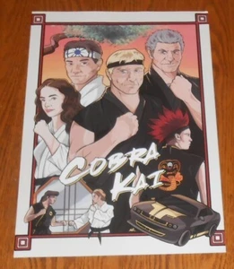 Cobra Kai TV Movie Poster 11x17 Karate Kid RAR - Bild 1 von 2