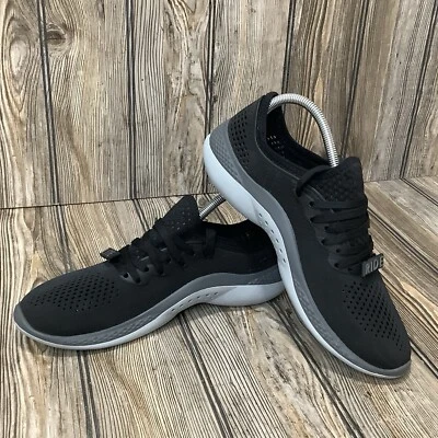 Crocs LiteRide 360 Pacer Rubber Perforated 206715 Sneakers Black Womens Size 10 - Image 1 of 4