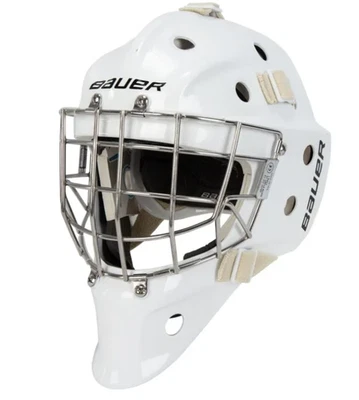 Máscara de portero barra recta certificada Bauer 940 Senior-pequeña/mediana/y grande Foto 1 de 4