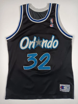 Camiseta deportiva de baloncesto vintage Champion Shaq O’Neal Orlando Magic talla 44 Foto 1 de 4