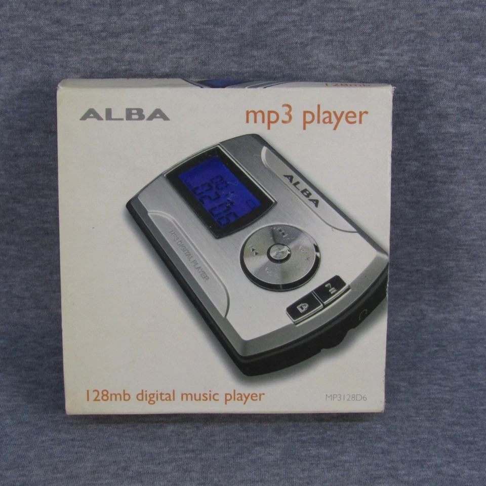 Reproductor MP3 Personal Alba 128 MB Modelo MP3128D6 *FUNCIONANDO*PROBADO* En caja Foto 1 de 4