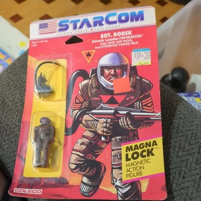 Sgt. Borek 1986 STARCOM Vintage Coleco MOC NEW Sealed - Image 1 of 4