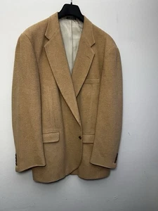 Vintage Men’s Cashmere Blazer Size 48L Stanley Blacker Suit Jacket - Picture 1 of 13