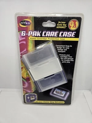 Nyko 6-Pak Care Case Game Cartridge Protection for Nintendo Game Boy Advance GBA - Image 1 of 4