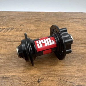 DT sSwiss 240s OS IS Front Hub 6 bolt 15x100 non boost mountain bike thru 28h - Picture 1 of 2