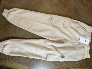 Nike Sportswear Club Fleece Big Kids' Cargo Pants Sanddrift - Sz L - joggers  - Picture 1 of 6