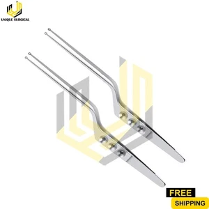 New OR Grade Yasargil Bayonet Tumor Forceps 5mm Cup 8 Neurosurgical Instruments - Picture 1 of 3