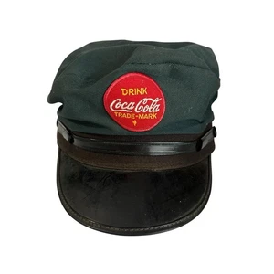 Coca Cola Coke Delivery Driver Hat Cap Childs Size L Vintage  - Picture 1 of 4
