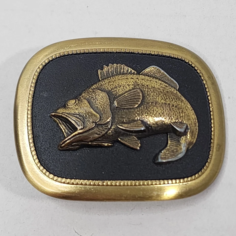 复古大口低音皮带扣美国制造 — 第 1/4 张图片