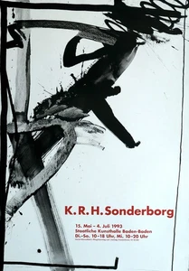 K.R.H. SONDERBORG - Plakat zu Ausstellung 1993 - Bild 1 von 1