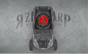 2 SEAT UNIVERSAL ROOF FITS POLARIS RZR CAN-AM Don't Tread On Me WRAP DECAL - Foto 1 di 1