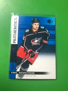 2019-20 SP Rookie Authentics EMIL BEMSTROM Blue Card - Picture 1 of 1