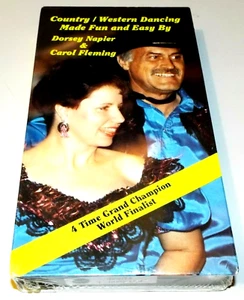 Country Western Dancing VHS Dorsey Napier Carol Fleming Dance Champions UCWDC - Picture 1 of 2