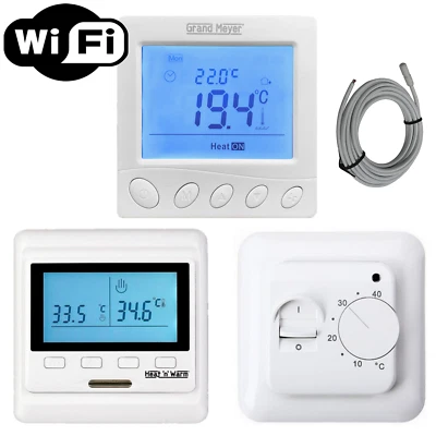 Wi-Fi Raumthermostat digital Raumtemperaturregler LCD Raumregler Fußbodenheizung - Bild 1 von 3