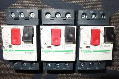 DISJONCTEUR MOTEUR TRIPHASE MONO, 13 à18A RELAIS THERMIQUE SCHNEIDER ELE GV2ME20 - Photo 1/4