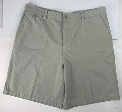 Structure Collection Mens 40 Khaki Chino Shorts Flat Front - Image 1 of 4