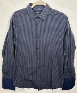 Banana Republic Slim Fit Shirt Men's Large French Cuff Button-Down 16-16.5 Italy - Picture 1 of 6