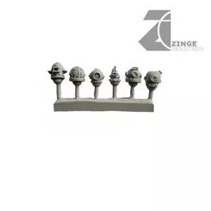 Zinge Industries Diving Helmets / Heads x6 S-DIV01 - Picture 1 of 2