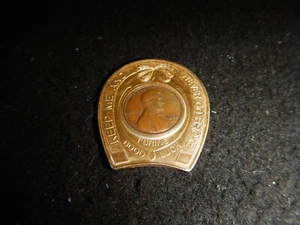 Vintage Gold Club good luck Horseshoe penny cent 1971s Sparks NV - Picture 1 of 10