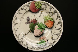 Salatteller Fraises En Folie von Glen ~ DE ROSES ~ Frankreich ~ Größe 8-5/8" - Bild 1 von 4