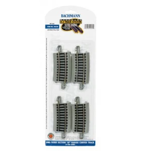 Bachmann EZ-Track ~ One Third Section ~ 18" Radius Curved Track ~ HO Scale 44530 - Picture 1 of 1