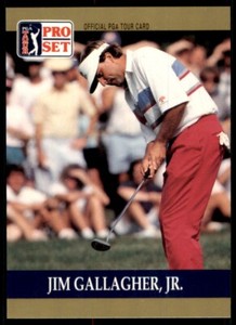 1990 Pro Set Jim Gallagher, Jr. Golf Cards #44