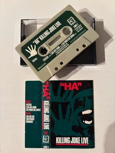 KILLING JOKE - HA: KILLING JOKE LIVE (RARE UK CASSETTE TAPE) - Picture 1 of 6