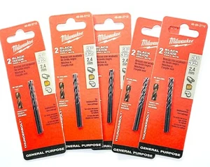 Milwaukee (5) 2 Pack 48-89-2712 3/32" Thunderbolt Black Oxide 10 Bits!  - Picture 1 of 4