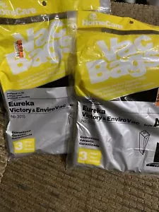 HomeCare Vac Bags For Eureka Victory & Enviro Vac Style AA No 3015 2 Packs - Picture 1 of 5