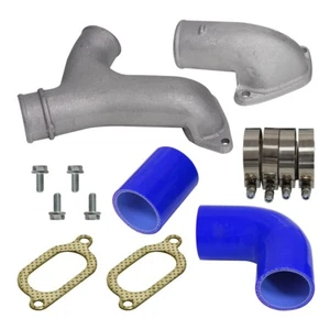 Top Mount Turbo Ladeluftkühler Y-Rohr Für 2002–2007 Impreza WRX/STI GD GG blau - Picture 1 of 11