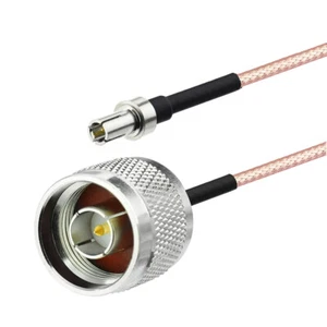 N Male to TS9 Male Plug Extension Cable RG316 Pigtail 30cm For 4G LTE Antenna - Picture 1 of 4