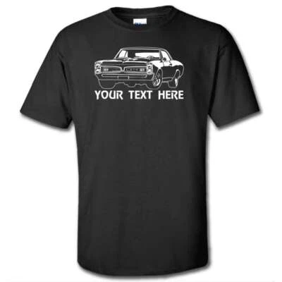 PONTIAC TEMPEST GTO 1966-1967 MUSCLE CAR  PERSONALIZED T-SHIRT - #CR005 Foto 1 de 3
