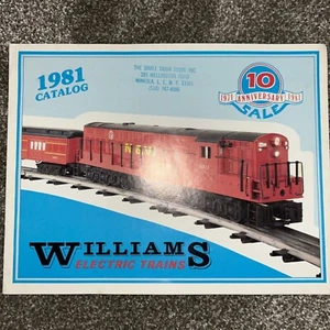 Williams O-Gauge Electric Trains Catalog 1981 Tenth Anniversary Sale - Picture 1 of 8