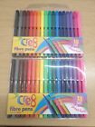 2 Pack Fibre Pens 18 Mixed Colours Non Toxic Kids Felt Tips Washable JUST £4.79