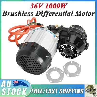 36V 1000W Brushless Motor Differential With Gear Box For Go Kart ATV Quad Trike - image 1 of 4