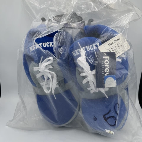 NCAA Kentucky Wildcats Sneaker Slippers Size Men’s Small, 7, 8 Forever Official Cover