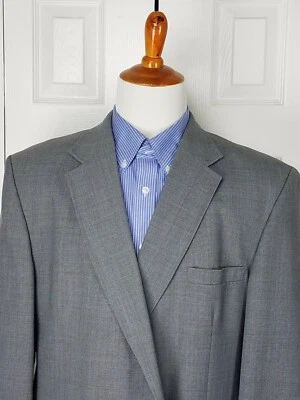 Chaqueta Abrigo Deportivo Oakton Ltd Para Hombres Gris Blazer Botón Plateado Talla 50BT Foto 1 de 4