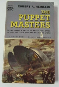 THE PUPPET MASTERS by Robert A. Heinlein, 1958 Vintage Paperback #S1544 - Picture 1 of 3