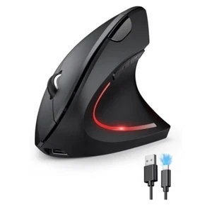 TECKNET Ergonomic Mouse, Rechargeable Vertical Ergo Mouse Wireless 800-4800 L... - Picture 1 of 9