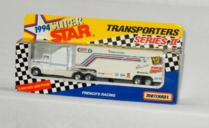 Matchbox 1994 Super Star Transporters French's Racing Team Rodney Combs NEW - Picture 1 of 3