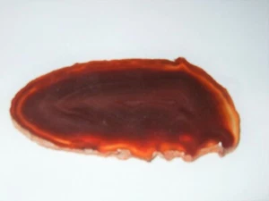 - Minerali Grezzi Cristalloterapia - FETTA AGATA ROSSA (78) brasile - Picture 1 of 1