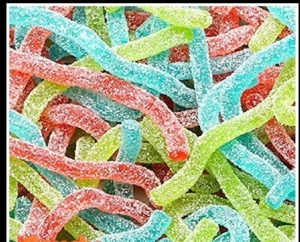 Haribo Sour S'Ghetti Gummy Candy 2 LBs Bulk Gummi Candies Gummies - Picture 1 of 5