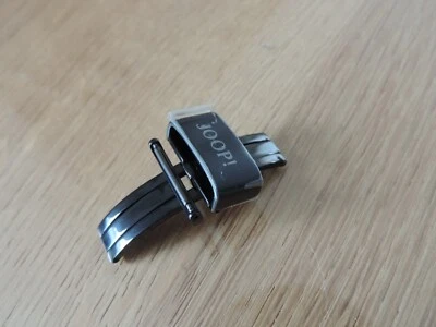 Joop! Deployment clasp-stainless steel/PVD coated-NEW-18mm- - Image 1 of 2