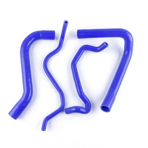For BMW S 1000 R RR S 1000 XR HP4 2009-2019 SILICONE RADIATOR HOSES KIT BLUE - Picture 1 of 8